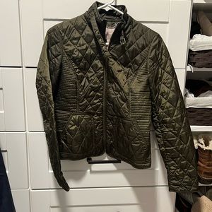 Olive dark green layering jacket banana republic sz xs